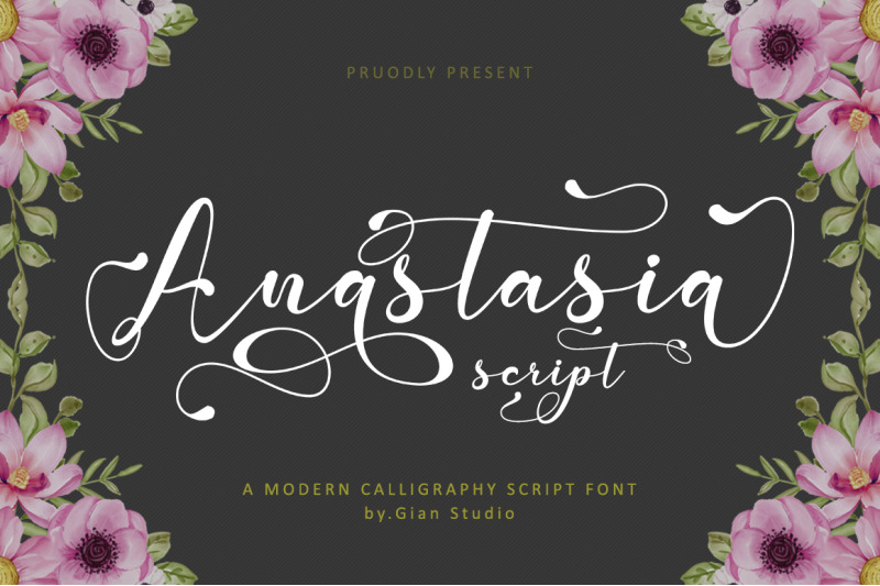 Anastasia Script By Gian Studio | TheHungryJPEG