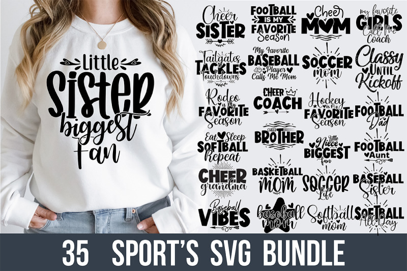 Sports SVG Bundle By orpitaroy | TheHungryJPEG