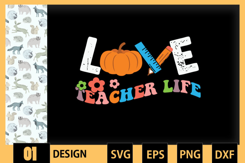 Love Teacher Thanksgiving SVG By Pecgine | TheHungryJPEG