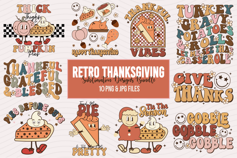 Thanksgiving PNG Bundle By Black Gallery | TheHungryJPEG