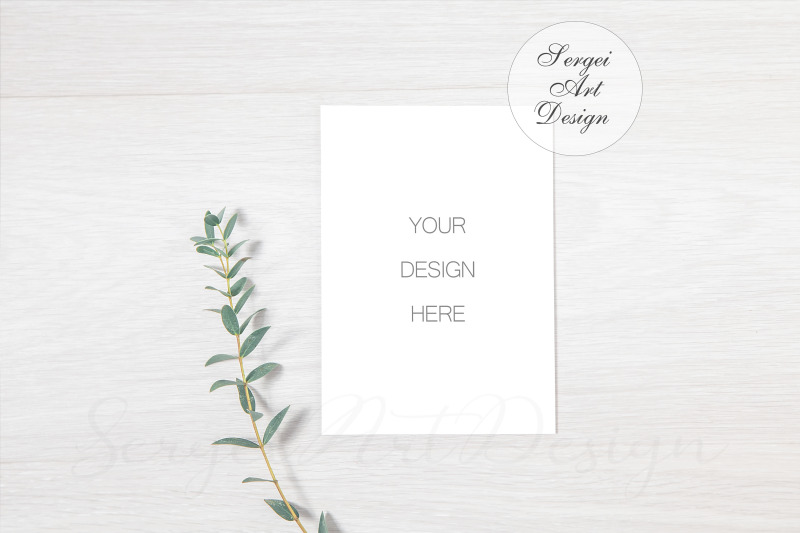 Wedding Invitation Mockup, Blank Invitation Card Mock Up, Styled Image ...