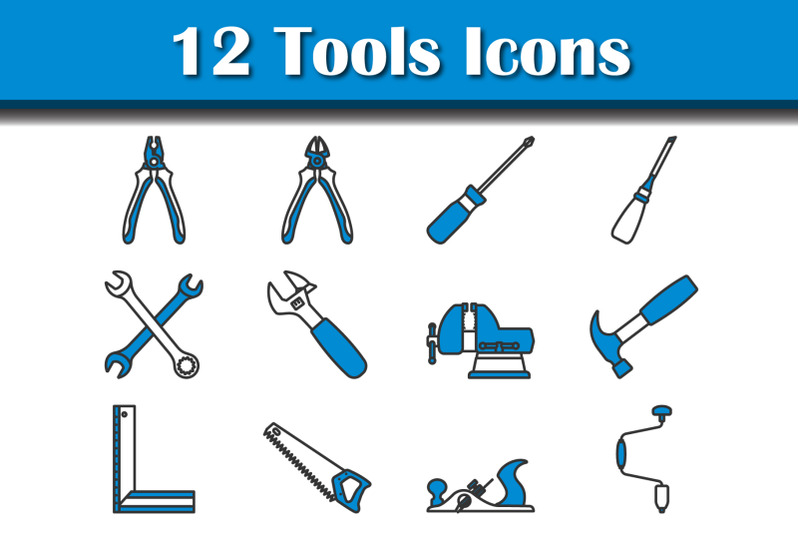 Tools Icon Set By Angelp TheHungryJPEG
