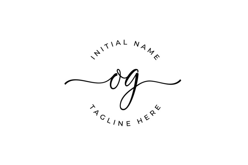 Handwritten Logo, Premade Logo, og Initial Letters, Monogram By Smart ...