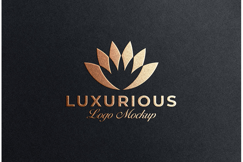 Copper Logo Mockup By Smart Works | TheHungryJPEG