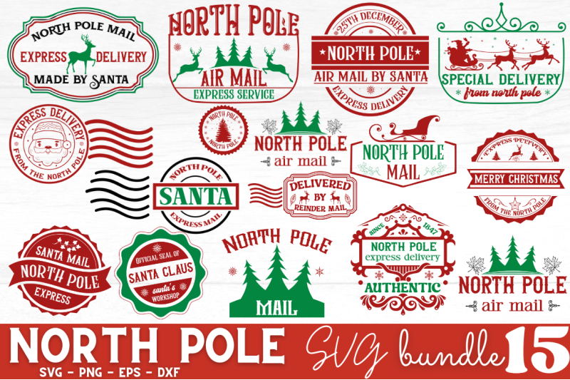 North Pole SVG Bundle By DESIGNS DARK | TheHungryJPEG