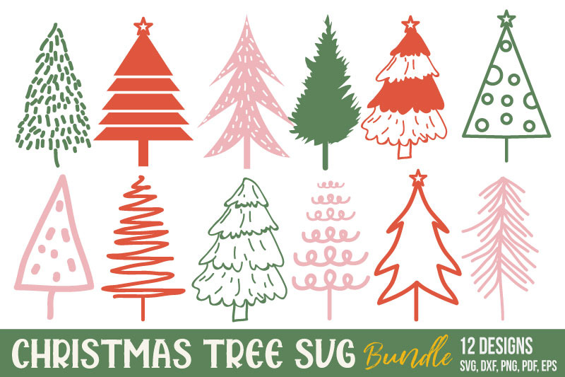 Christmas Tree svg bundle, christmas svg By artstudio | TheHungryJPEG