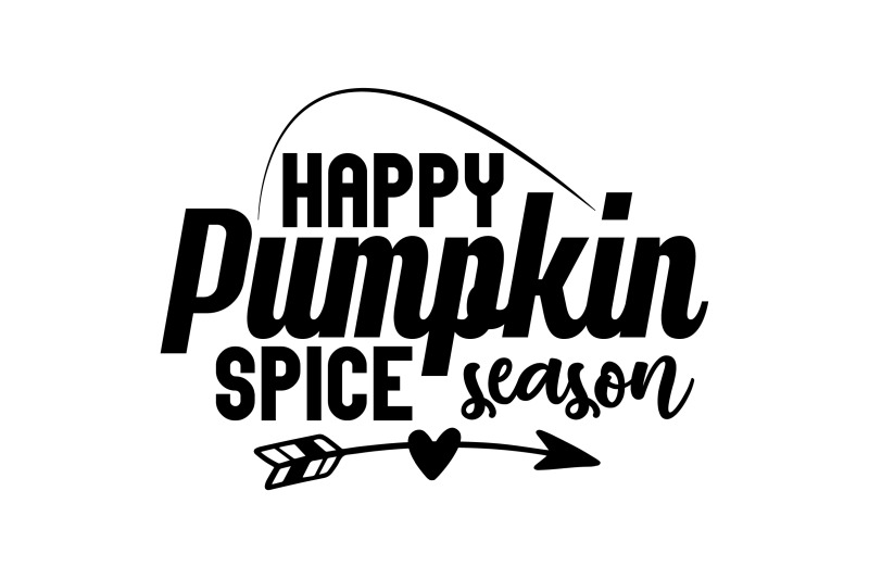 happy pumpkin spice season svg By orpitaroy | TheHungryJPEG.com