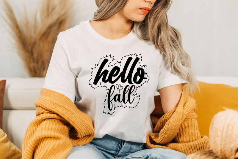 hello fall svg By orpitaroy | TheHungryJPEG