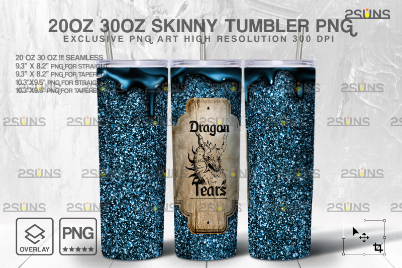 20oz Spooky Potion Skinny Tumbler Design, Sublimation Design PNG By ...