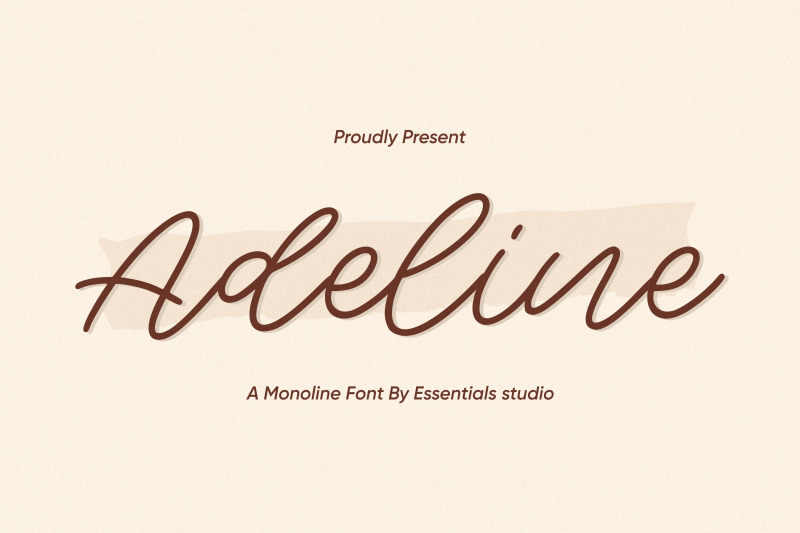 Adeline By Essentials Studio | TheHungryJPEG