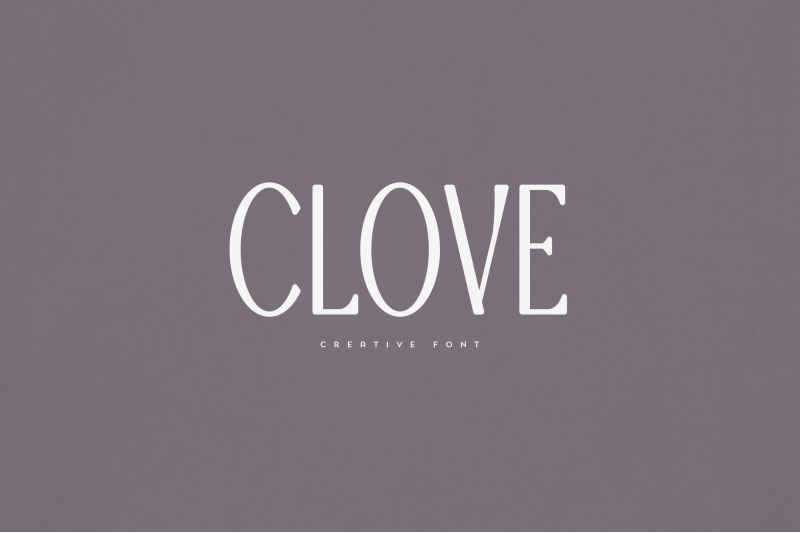 Clove creative font By VPcreativeshop | TheHungryJPEG