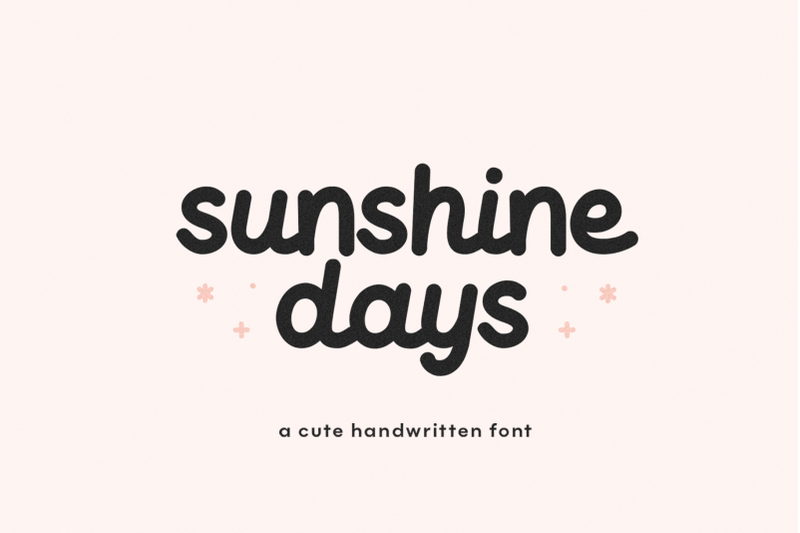 Sunshine Days - Script Font By KA Designs | TheHungryJPEG