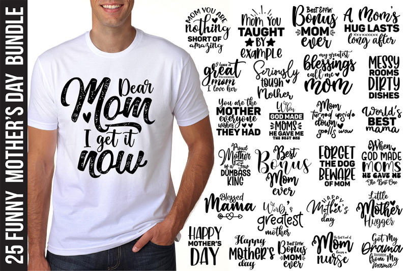 funny mother’s day svg bundle By orpitabd | TheHungryJPEG