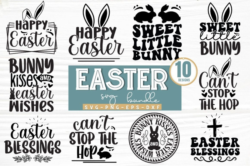 Easter Svg Bundle, Happy Easter SVG Bundle By DESIGNS DARK | TheHungryJPEG