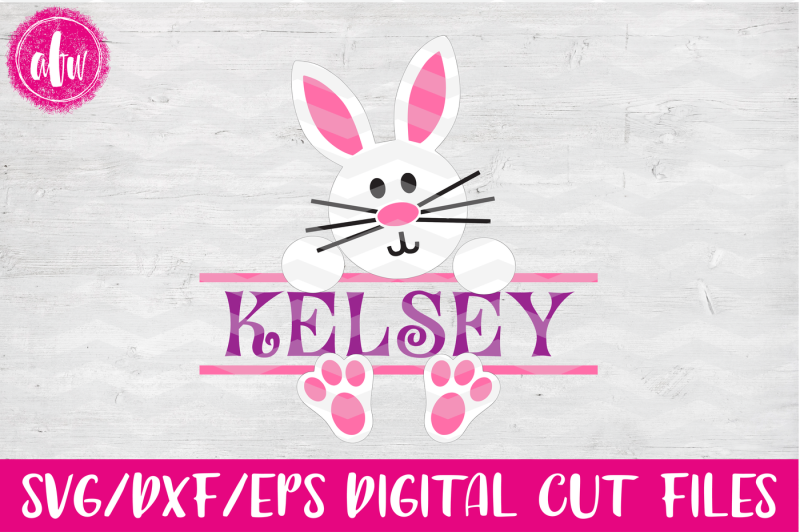 Download Free Split Bunny - SVG, DXF, EPS Cut File Crafter File ...