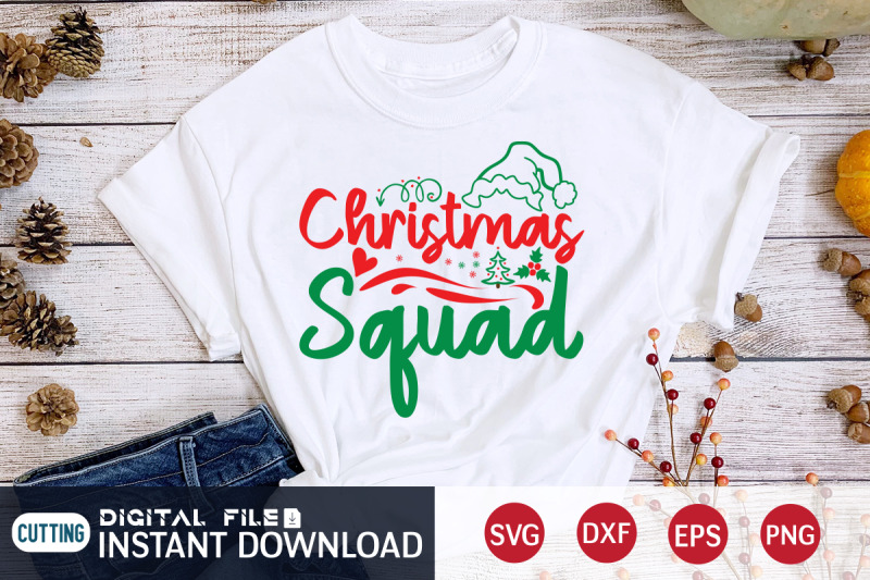 Christmas Squad SVG By FunnySVGCrafts | TheHungryJPEG