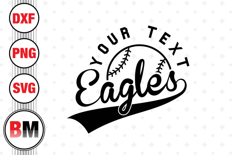 Eagles Baseball SVG, PNG, DXF Files By Bmdesign | TheHungryJPEG