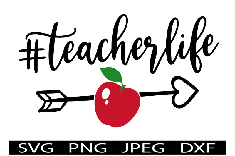 Teacher Life Svg T-shirt Design By Xtraordinary Designs1 