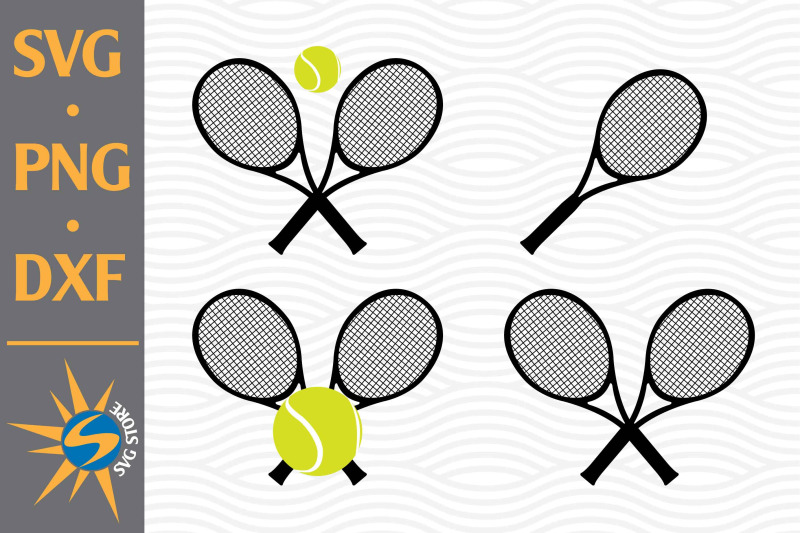 Tennis Racket Svg, Png, Dxf Digital Files Include By Svgstoreshop 