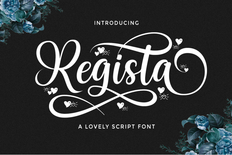 Regista Script By LetterFresh Studio | TheHungryJPEG