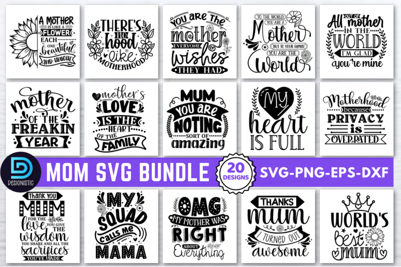 Mom Football SVG Bundle By DESIGNS DARK | TheHungryJPEG