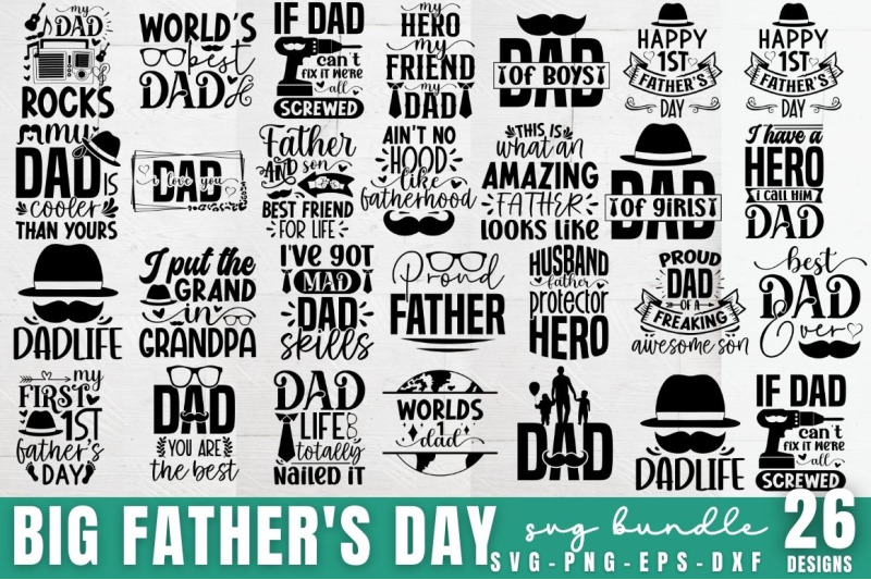 Father's Day SVG bundle By DESIGNS DARK | TheHungryJPEG