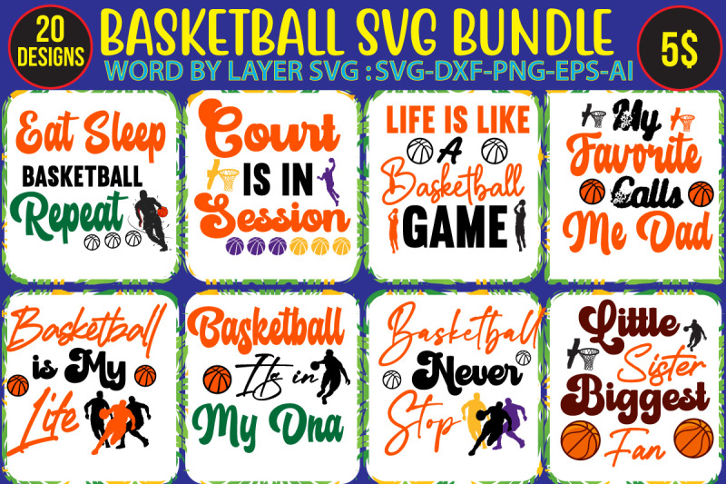 Basketball SVG BUNDLE,sister, brother, cousin, niece svg file for cri ...