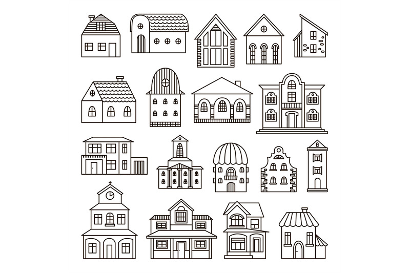 40 House Coloring Pages (Free PDF Printables)