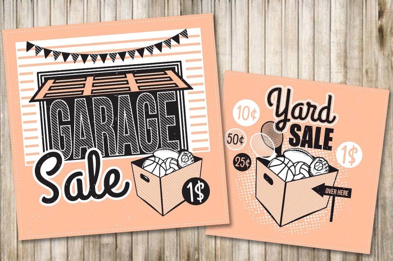 garage sale flyer poster