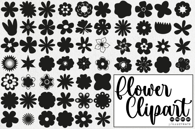 Flower SVG Cut Files | Flower Clipart | Flower PNG By PicPixPic ...