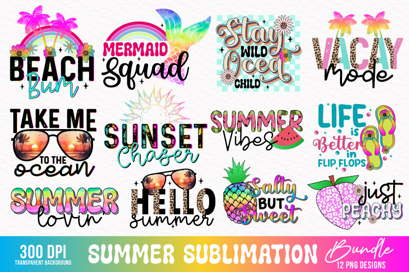 Summer Sublimation Bundle | Summer Sublimation | Beach Sublimation By ...