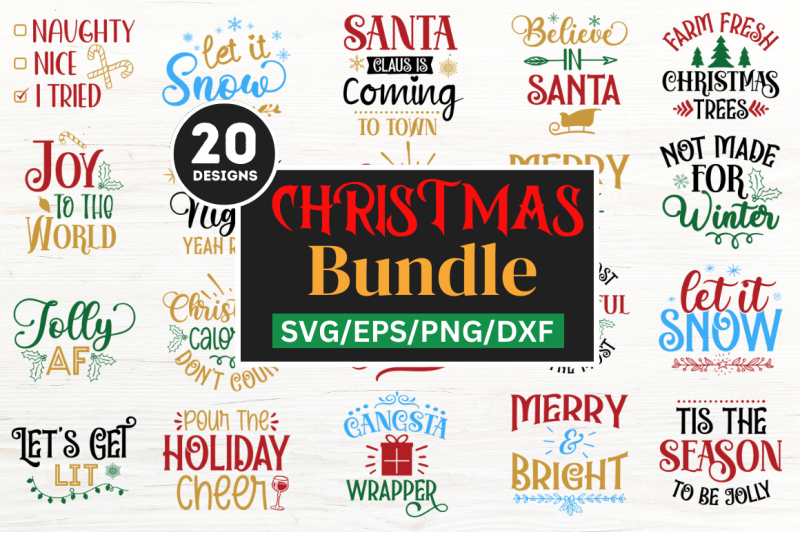 Christmas SVG Bundle By Bundlestshirt | TheHungryJPEG