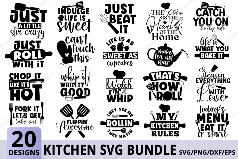 Kitchen SVG Bundle By Bundlestshirt | TheHungryJPEG