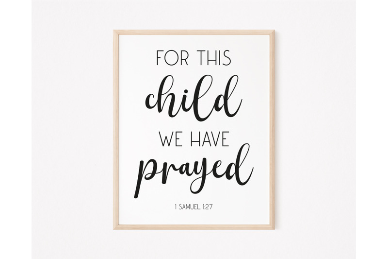 Bible Verse Wall Art, Christian Sign, Nursery Sign, Scripture Print By ...