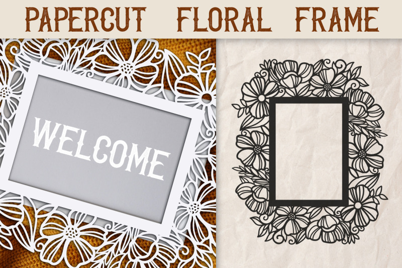 Intricate Papercut Frame SVG file By Tatiana Cociorva Designs ...