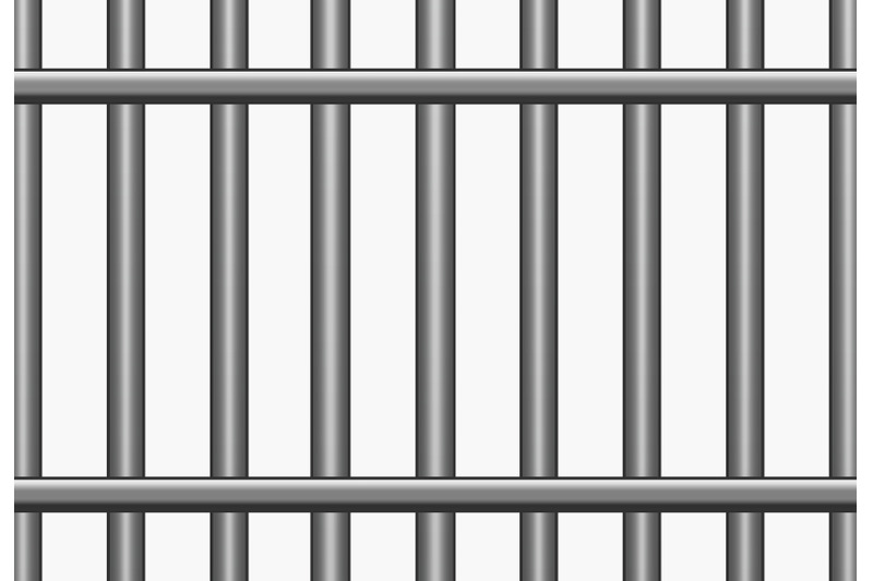 Prison fence clipart iron bars design punishment art bundle By ...