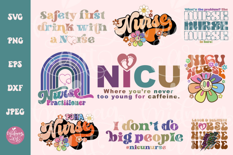 Retro Nicu Nurse SVG Bundle Nicu Nurse Bundle Cut File By Midmagart   800 4291156 Ecmr1tfgm3w0i76xi3o8f0qtmhmfwv55ywca4hoa 