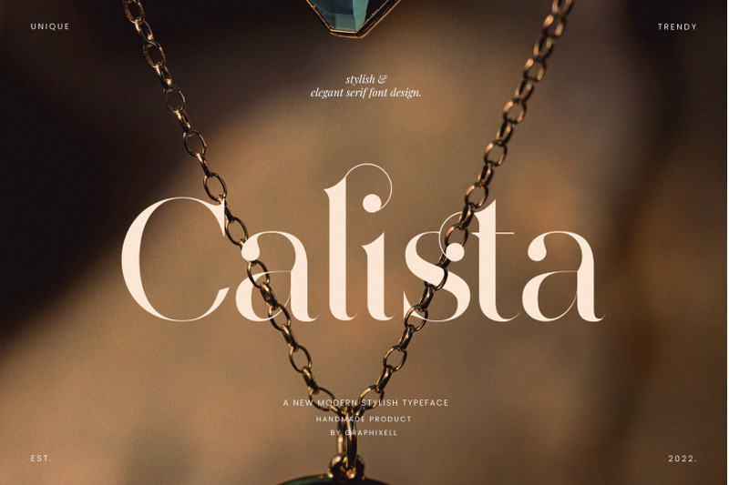 Calista Serif Font By Graphicxell | TheHungryJPEG