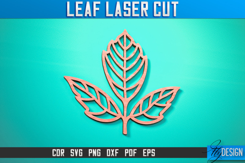 Leaf Laser Cut | Laser Cut SVG By Fly Design | TheHungryJPEG