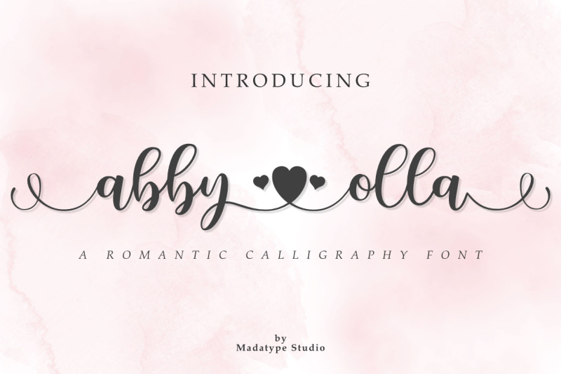 Abby Olla By Madatype Studio | TheHungryJPEG