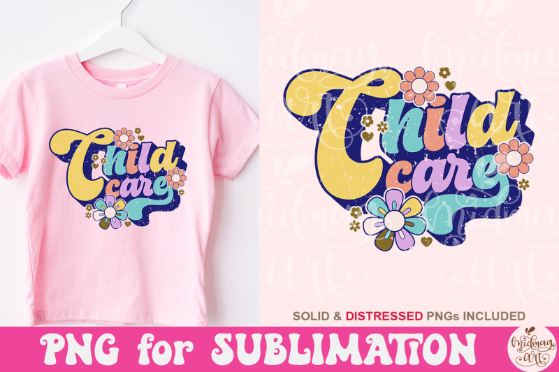 Retro Day Care Teacher Png, Daycare Provider sublimation By Midmagart ...