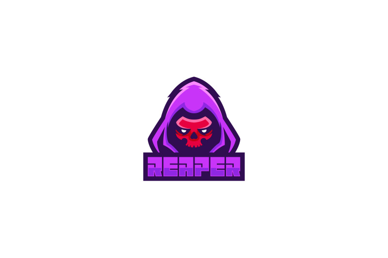 reaper vector template design logo By GraphicHouse TheHungryJPEG reaper vector template design logo By GraphicHouse TheHungryJPEG