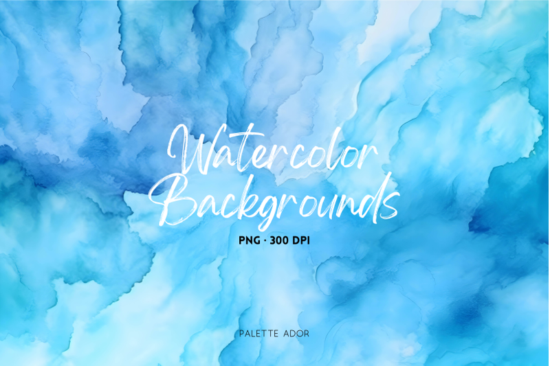 Watercolor Backgrounds By Palette Ador | TheHungryJPEG