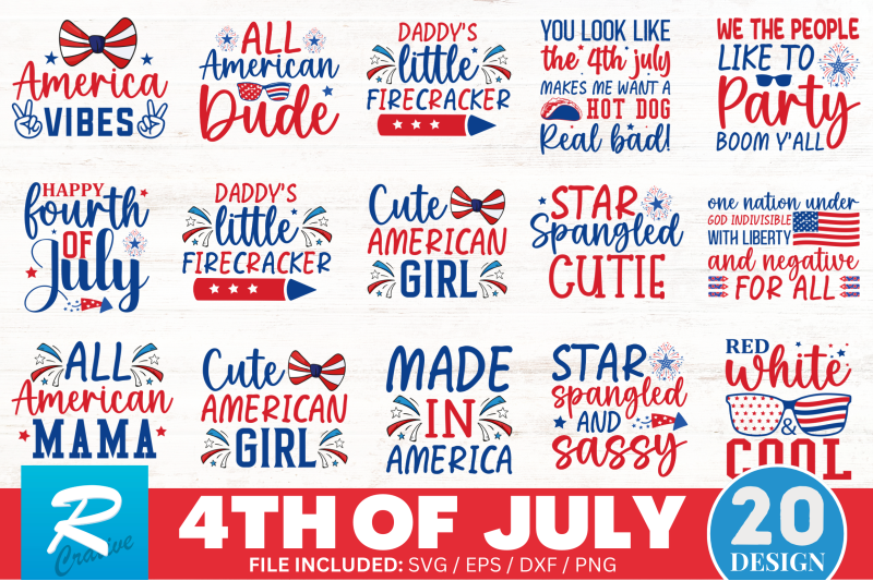 July SVG Bundle By Regulrcrative | TheHungryJPEG