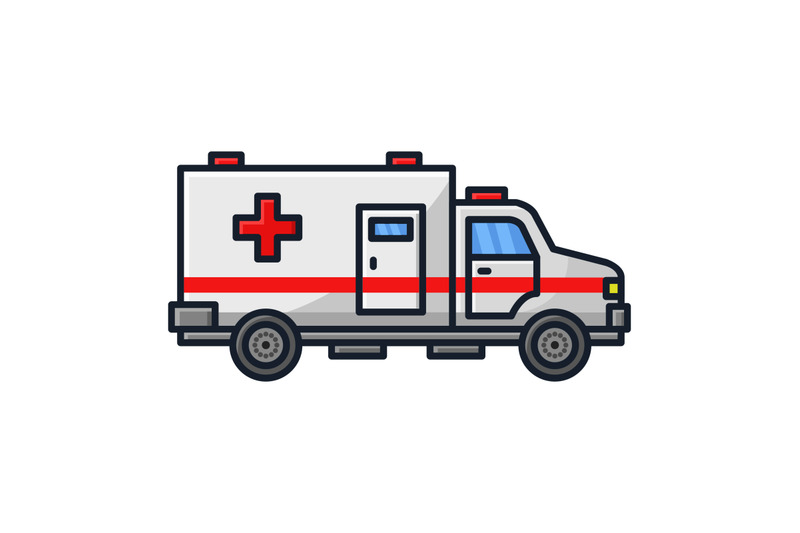 Ambulance By Marco Livolsi | TheHungryJPEG