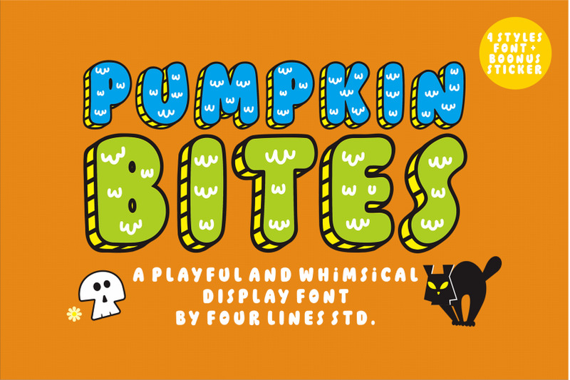 Pumpkin Bites By Four Lines | TheHungryJPEG