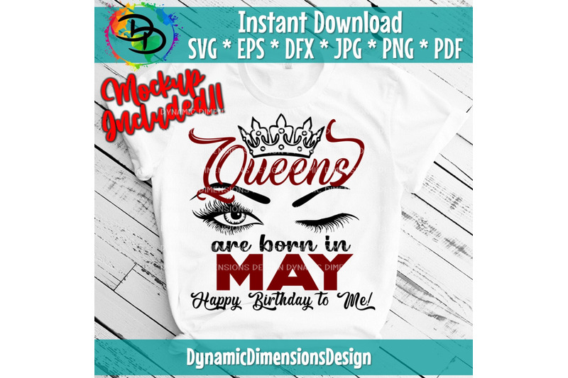 Queens are born in May, Birthday, Birthday Queen,Digital Download,King ...