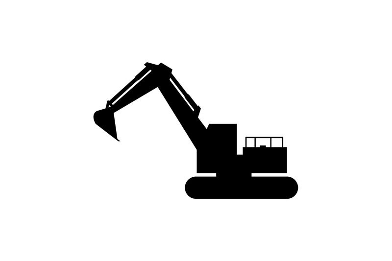 Excavator icon By Marco Livolsi | TheHungryJPEG