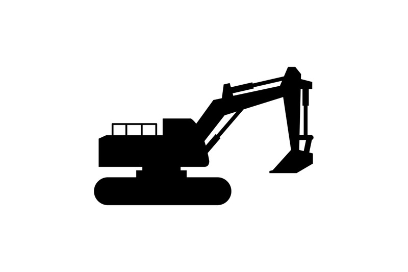 Excavator icon By Marco Livolsi | TheHungryJPEG