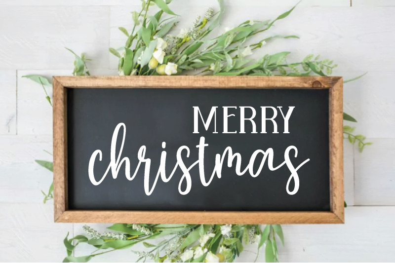 Merry Christmas SVG By creativesvgzone | TheHungryJPEG